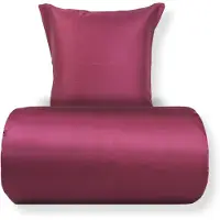 Nature By Borg Bambus dobbelt sengetøj 240x220 cm - 100% bambus - Bordeaux