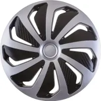 Versaco kopphætter Wind silver/black 15``, 1 stk.