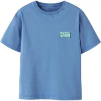 Name it Shirts 'NKMFANDEL' safir / himmelblå / sort
