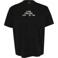 G-Star Multi Technique Graphic Relaxed T-Shirt - Black - Men
