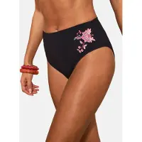 Love & roses Bikinitrusse jade / lyserød / lys pink / sort