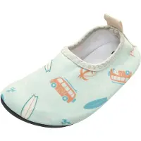 Playshoes Strand-/badesko creme / turkis / azur / orange