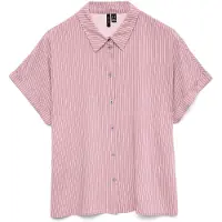 Vero Moda Bluse 'VMAlice' lysviolet / hvid