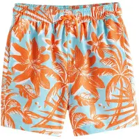 Next Badeshorts himmelblå / hummer / hvid
