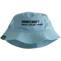 Next Hat 'Minecraft' lyseblå / neongrøn / sort