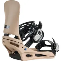 Burton - Snowboardbindinger - Cartel Summit Taupe til Unisex - Størrelse M - Beige