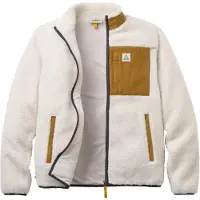 Passenger - Mærker - Trekker 2.0 Recycled Deep-Pile Sherpa Fleece Warm Ivory til Unisex - Størrelse XL - Beige
