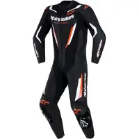 Alpinestars GP-Force V2 1-delt Læderdragt Sort/Hvid/Rød 48