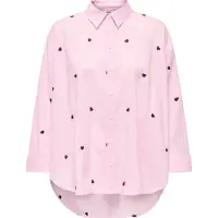 ONLY Bluse 'ONLNEW LINA' lyserød / rød
