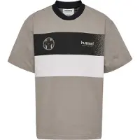 Hummel Shirts mudderfarvet / sort / hvid