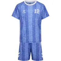 Hummel Sportsdragt royalblå / lyseblå / hvid