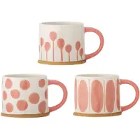 Bloomingville Linora krus 45 cl 3-pak Rose