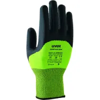 Uvex C500 wet plus, Sort, Grøn, Voksen, Voksen, Unisex, 1 stk, Polyethylen, Viskose, Polyamid, Glasfiber