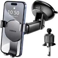 UGREEN Gravity Phone Holder with Suction Cup - Black