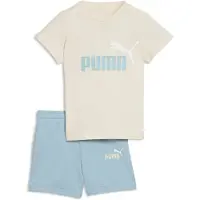 Puma Minicats Essentials Tee and Shorts Set Toddler, Clothing, Alpine Snow/Print, 3-4Y