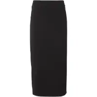 EA7 EA7til kvinder. 7W000963_AF12484 Lang nederdel i sort elastisk strik (XS), Bomuld, Klassisk