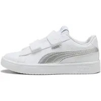 Puma Rickie Classic Kids' Sneakers, Shoes, White/Silver, 35