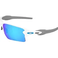 Oakley - Solbriller - Flak 2.0 XXL Polished White Prizm Sapphire til Unisex - Hvid