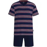 Götzburg Pyjamas kort natblå / rød
