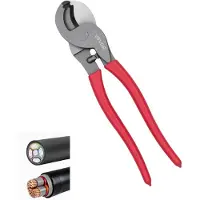 Vevor Kabelskærer med høj leverage, 235 mm kompakt, smedede klinger og PVC-belagte håndtag, kraftig kabelskærertang til 4/0 AWG aluminium, 2/0 AWG blødt kobber og 100 par 24AWG kommunikationskabler