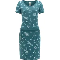 Ragwear Sommerkjole 'Baomi Summer' cyanblå / pastelgrøn
