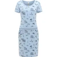 Ragwear Sommerkjole 'Baomi Summer' lyseblå / sort