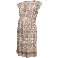 Mamalicious Kjole 'MLLouise' creme / brokade