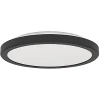 Eglo TESTARA-E plafond Ø211 10,8W 1350lm 4000K, sort