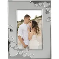 Hama Valentine - Enkel billedramme - Aluminium - Sølv - Mat - Bord - 13 x 18 cm (00193102)