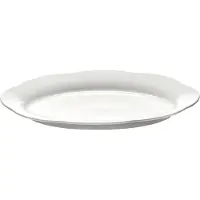 Serax Silhouette oval dyb tallerken L 21x30 cm 2 stk White