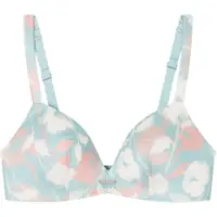 Emporio Armani Emporio Armanitil kvinder. EW000444_AF19035 Micro Satin BH blå (XL), Afslappet, Polyester