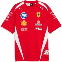Puma Scuderia Ferrari HP Replica Drivers Tee Unisex, Motorsport, Red/Clc, L
