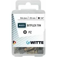 Witte Pz 3 Bitflex Tin 25 Mm Pozidriv Phillips-skruetrækkerbit 10 Enheder