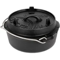 Petromax Dutch Oven FT3, Støbejernsgryde, sort