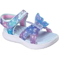 SKECHERS Sandaler m. Lys - Butterfly Brites - Blue/Multi - - 27 - Sandal
