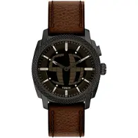 Fossil Analogt ur brun / sort