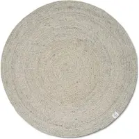 Classic collection Merino uldtæppe rundt Ø160 cm Concrete