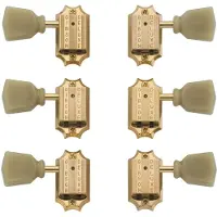 Gibson PMMH-020 Deluxe Green Key Tuner Set Vintage Gold