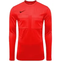 Nike Dommertrøje II Dri-FIT - Rød/Sort Lange Ærmer, størrelse Small