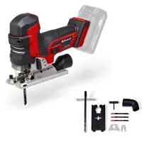 Einhell TP-JST 18/135 Li BL - Solo, Sort, Rød, 45°, Plast, Stål, Træ, 3500 spm, 13,5 cm, 1 cm - SOLO