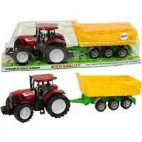 Leantoys Legetøjsbil traktor med 50 cm tipvogn