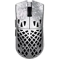 ATK Blazing Sky GHOST Ultimate Hollow Carbon Fiber Wireless Gaming Mouse - Gaming Mus - Optisk - 5 knapper - Sølv