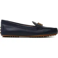 Ralph Lauren Lauren Ralph Laurentil kvinder. 802852847007 Barnsbury Navy Loafers i nappalæder (40), Fast, Ingen, Casual, Party, Klassisk, Blå