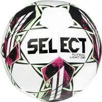 Select Fodbold Futsal Light DB - Hvid/Grøn/Pink, størrelse Ball SZ. Futsal