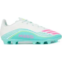 Adidas Sportssko 'F50 Messi Club' azur / neongrøn / neonpink / hvid