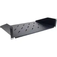 Inter-Tech SW-2U-300 - Rackhylde - RAL 9005 - 2U - 19