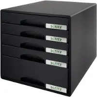 Leitz Plus 5 Skuffer: 4 Små Og 1 Stor Buc-skuffe
