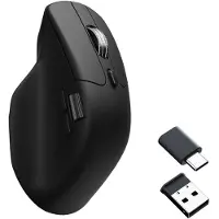 Keychron M6 Silent - Light 86g Wireless 1K - Ergonomisk mus - Optisk - 6 knapper - Sort