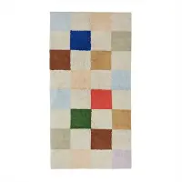 OYOY Gulvtæppe - Chess Rug - 168x84 cm - Multi - - OneSize - Tæppe