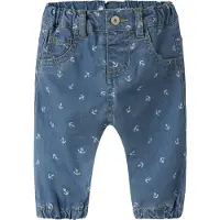Name it Jeans blue denim / hvid